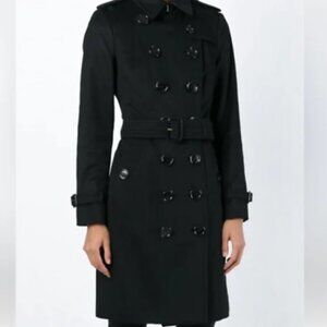 Burberry Cashmere Sandringham Coat, NAVY US6